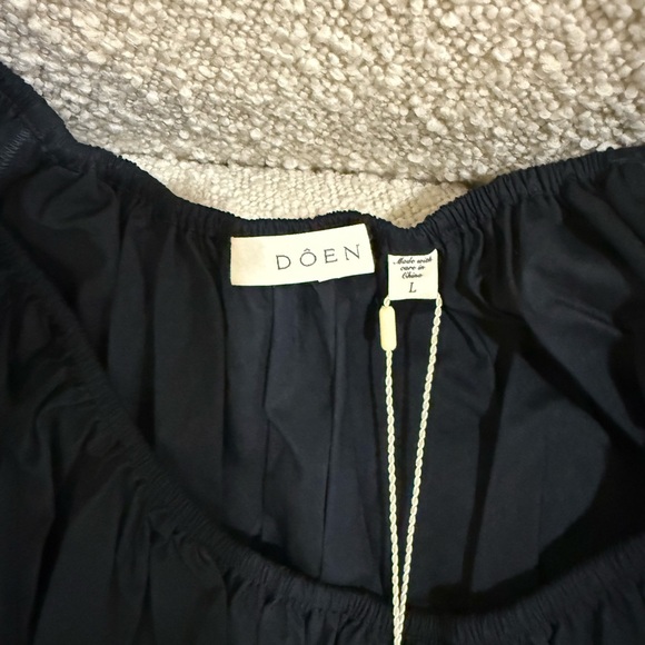 Doen Enya Dress in Black and Salt - Picture 5 of 8